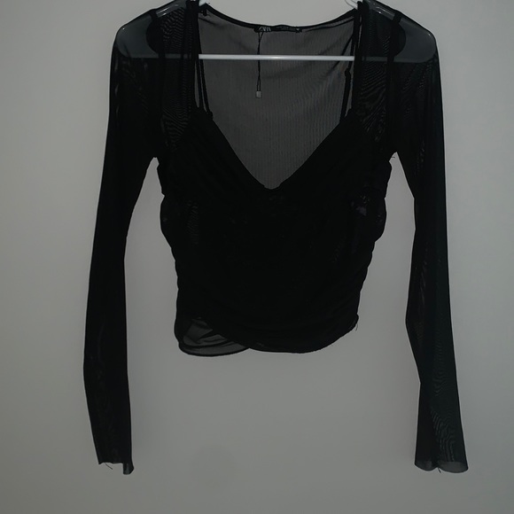 Mesh Zara top. - Picture 1 of 2